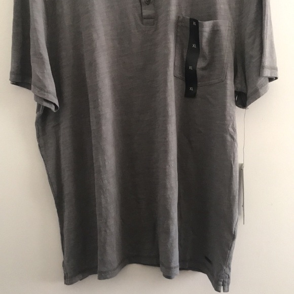 Calvin Klein, Mens Size XL Gray Polo Shirt - Picture 4 of 10